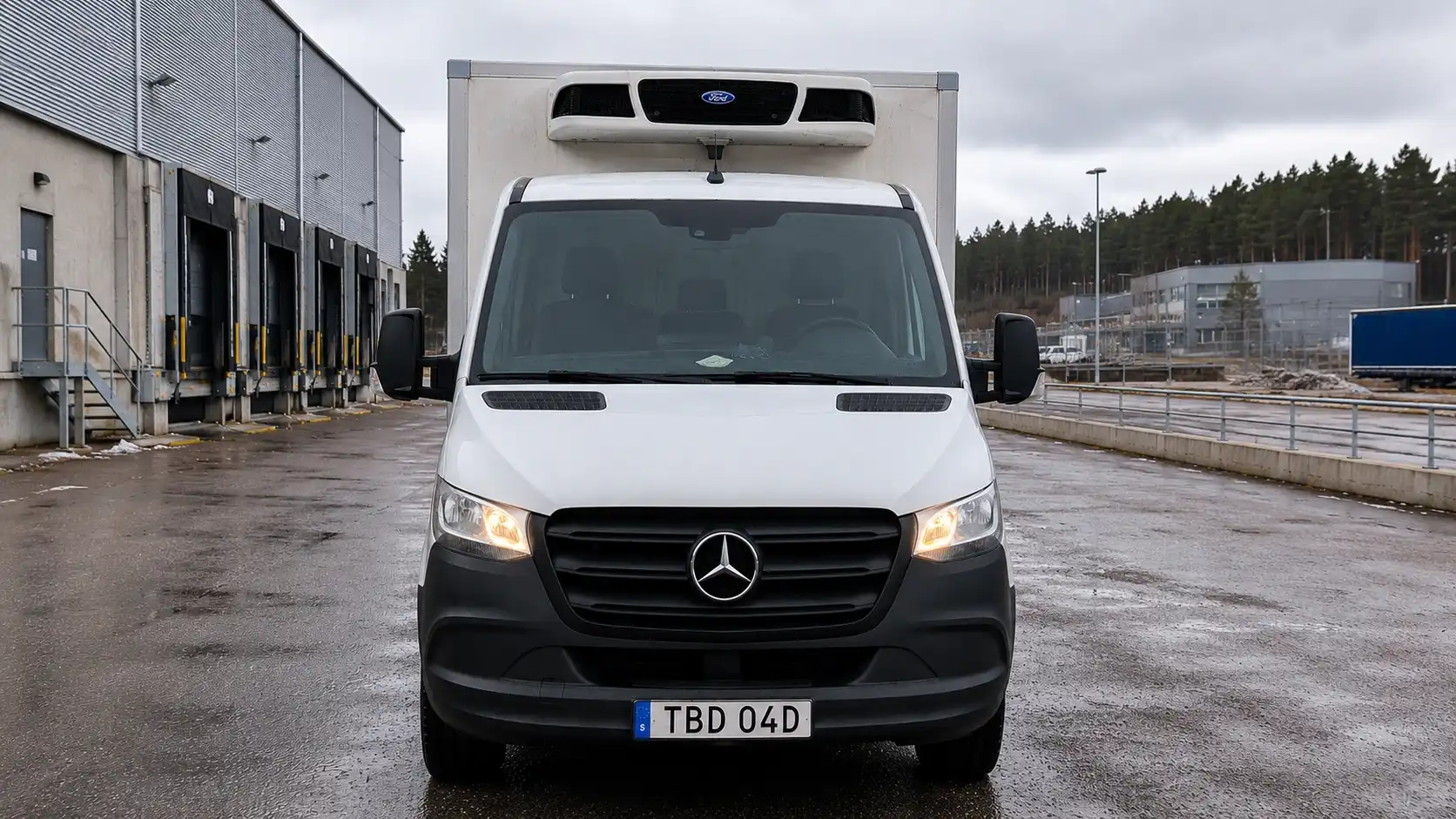 Bexim AB Mercedes Sprinter van front